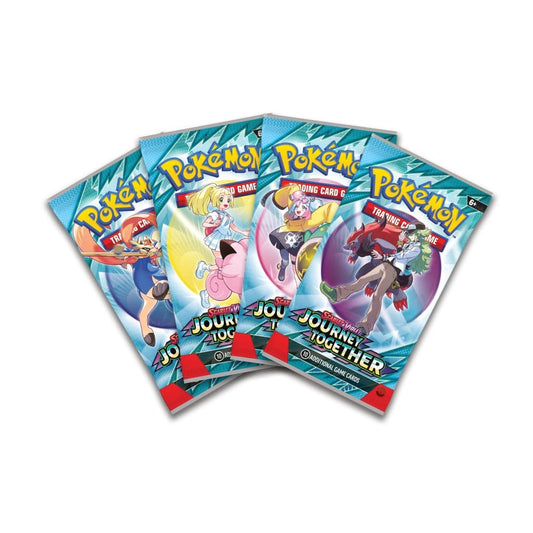 Pokémon TCG: Scarlet & Violet — Journey Together Booster Pack Full Art Set (x4 Packs)