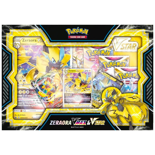 Pokemon Zeraora Vmax &amp; Vstar Battle Box
