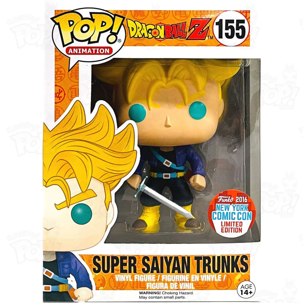 Funko Pop! Dragon Ball Z - Super Saiyan Trunks #155 (NYCC 2016 Limited Edition)